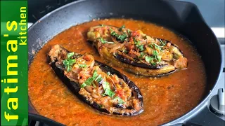 FILLED EGGPLANTS🔝✅'IMAM BAYILDI’ Traditional Turkish Classic Recipe | Vegan🌱Gluten- Free