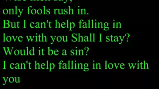 UB40 - (I Can't Help) Falling In Love With You(Lyrics)