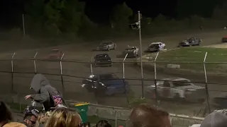 Street Stock Feature (Full race and several restarts due to crashes) 9 10 2022 at Wilmot Raceway