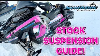 2023 POLARIS BOOST VR1 SUSPENSION TUNING! GET YOUR SLED TO HANDLE WITH ALL STOCK SUSPENSION!
