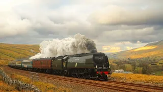 34067 and 40013 on Railtours around Cumbria | 24/2/24