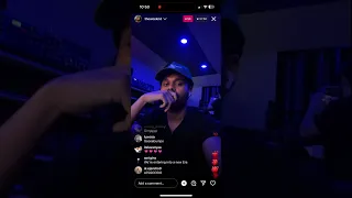 THE WEEKND TEASES 2 NEW SONGS WITH FUTURE & MIKE DEAN FULL INSTAGRAM LIVE STREAM 4/10/23