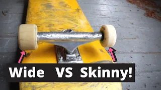 Wide Wheels VS Skinny Wheels