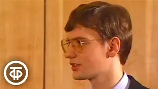 Матиас Руст дает показания в суде (1987)