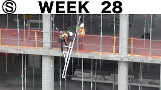 One-week construction time-lapse with closeups: Week 28 of the Ⓢ-series