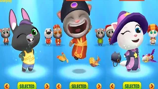 Talking Tom Gold Run New Update VS Chinese Version Talking Becca VS Fortune Tom VS WITCH ANGELA