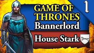 SERVING AS A STARK SOLDIER!!! 🐺 Mount & Blade 2 Bannerlord: Game of Thrones #1