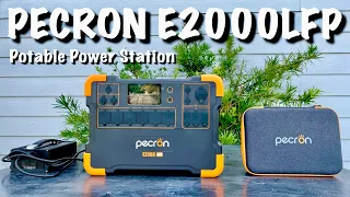 PECRON E2000LFP Portable Power Station Load test and Review