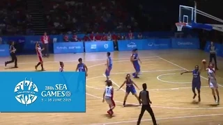 Basketball Women Singapore vs Philippines (Day 10) | Highlights| 28th SEA Games Singapore 2015