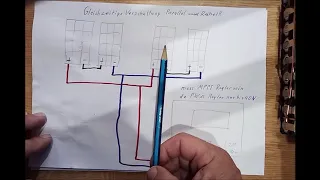 PV Solarmodul Solarpanels anschließen, parallel seriell aber wie???? DIY