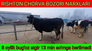 RISHTON CHORVA BOZORI NARXLARI. BUGUNGI NARXLAR BILAN TANISHING.