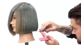 One Length Bob Haircut Tutorial