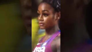 Sha‘Carri Richardson 🇺🇸 Walking for 200m final | WCH Budapest 23 #shorts