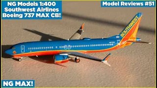 NG Models Southwest 737 MAX 8 Canyon Blue Retro! | Model Reviews #51