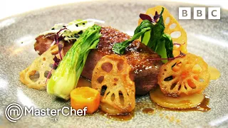 Fabulous Seared Duck with Sticky Honey Glaze | MasterChef: The Professionals | MasterChef UK