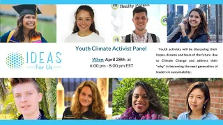Youth Climate Activist Panel | Online Virtual Event