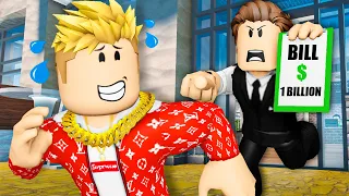 He Faked Being A Billionaire! A Roblox Movie