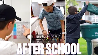 OUR AFTER SCHOOL HOMEWORK AND CHORE ROUTINE | AFTER SCHOOL ROUTINE FOR FAMILY OF SEVEN