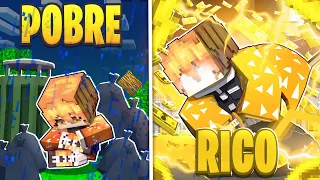 RICO VS POBRE DO ZENITSU no Minecraft *kimetsu no yaiba*