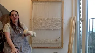Rug Weaving Workshop Part 1 :  Yarn Making and Spinning