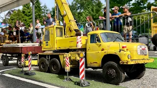 AMAZING RC truck TATRA 148 AD 160 Autojeřáb truck crane | RC CONSTRUCTION SITE I RC TRUCK ACTION I
