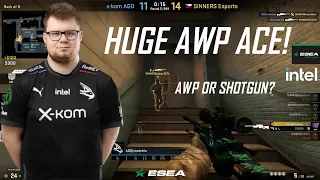 snatchie - HUGE AWP ACE! // ESEA Premier Season 37 Europe