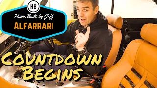 The countdown begins - Ferrari engined Alfa 105 Alfarrari build part 182