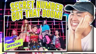 FIRST TIME REACTING TO SECRET NUMBER(시크릿넘버) _ Got That Boom MV![REACTION]