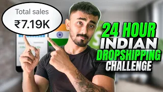 24 Hour Indian DROPSHIPPING Challenge (Real Results)