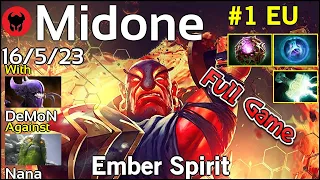 Midone [Secret] plays Ember Spirit!!! Dota 2 Full Game 7.19