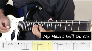 My Heart Will Go On - Electric Guitar Cover + Tabs