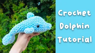 Crochet Dolphin Tutorial - How to Crochet a Dolphin Free Crochet Pattern