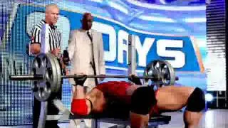 RYBACK VS. MARK HENRY -- BENCH PRESS CHALLENGE: PHOTOS