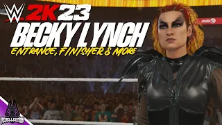 WWE 2K23: Becky Lynch Entrance, Finisher & More #WWE2K23 #BeckyLynch