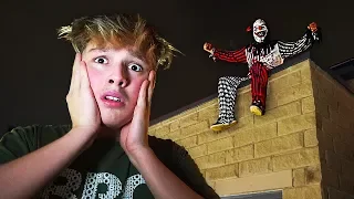 CREEPY CLOWN ATTACKS HOUSE DURING HIDE AND SEEK AT 3AM!