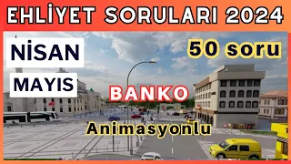 Ehliyet Sınav Soruları 2024 | Nisan, Mayıs Çıkmış Ehliyet Soruları