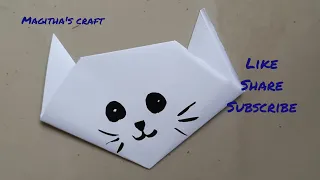 3 Easy Paper Folding Craft | Craft Ideas | Easy origami Dog Cat Fox