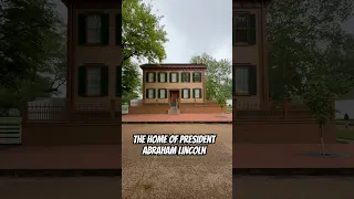 Abraham Lincoln’s Home in Springfield Illinois #shorts