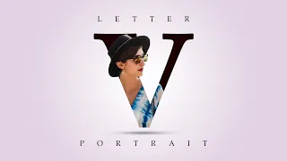 How to create letter portrait in Photoshop | Photoshop Tutorial