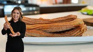 Making CHURROS at Home is so EASY and simply so DELICIOUS!