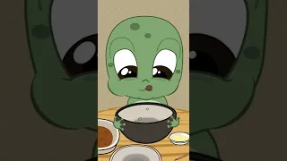 KOREAN FOOD MUKBANG ANIMATION 😋 #kvakaanimation #shorts #viralshorts