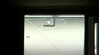 Bullet hits Boston police headquarters in Roxbury