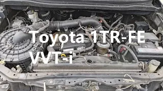 Toyota Innova 1TR-FE VVT-i 2.0-liter   Gasoline Engine Start Up Before Dismantling