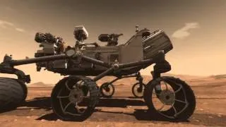 Mars Science Laboratory Curiosity Rover Animation in HD 720p