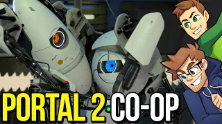 Playing Portal for the first time in my life... | Portal 2 co-op (feat. CoreyLoses)