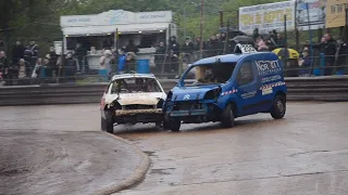 Back to Basics Van Bangers at Arlington - HD - Demolition Derby & ABSOLUTE CARNAGE