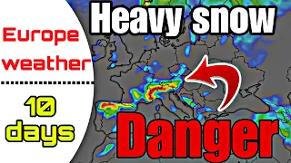 Europe weather | Get ready for this weather ⚠️❄️🌧️ Europe weather forecast 10 days