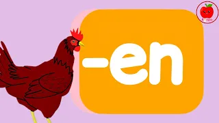 Word Family | "en" family | Phonics for kids | A for Apple