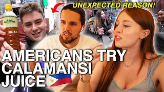 Americans Try CALAMANSI JUICE (Filipino Lemonade) for First Time! (MIXED REACTIONS!)