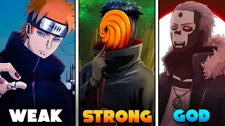 All Akatsuki Members Ranked from Weakest to Strongest Explained in Hindi